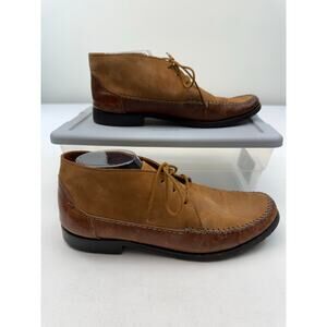 Bruno Magli Brown Leather Chukka Boots Made in Italy Men’s 10W